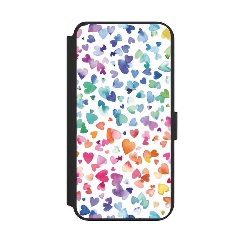 Galaxy S23 + NIVOflip Coeurs d'amour aquarelle