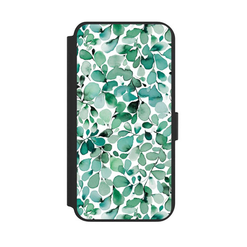 Samsung Galaxy S23+ NIVOflip Aquarellmuster Blätter