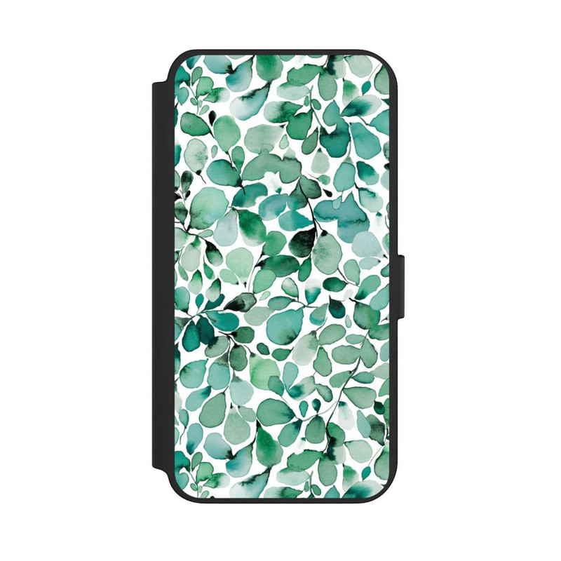 Galaxy S23 + NIVOflip Feuilles feuillues à motif aquarelle