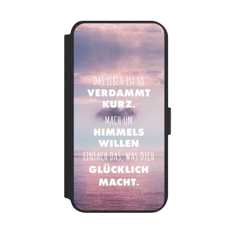 Galaxy S23 + NIVOflip Das Leben Ist So Verdammt Kurz