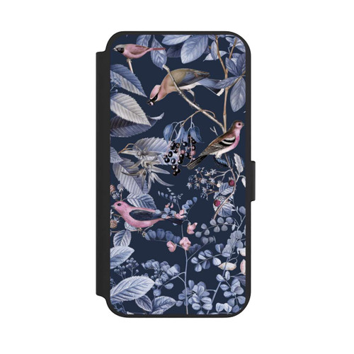 Samsung Galaxy S23+ NIVOflip Vögel und Beeren blau