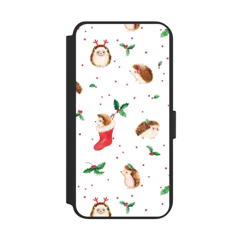 Galaxy S23 + NIVOflip Christmas Cute Hedgehog