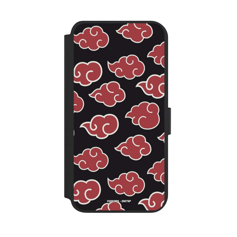 Galaxy S23 + NIVOflip Akatsuki Pattern Black Big