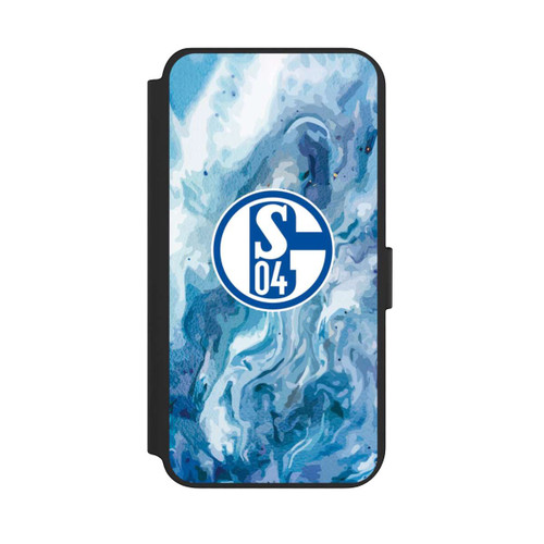 Samsung Galaxy S23+ NIVOflip Schalke 04 Flüssig Blau