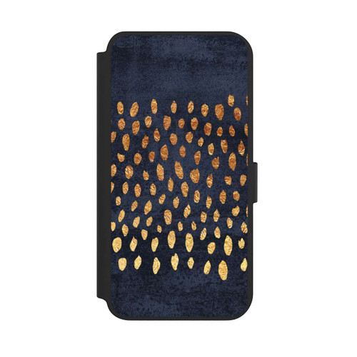 Samsung Galaxy S23+ NIVOflip Muster Gold und Marine