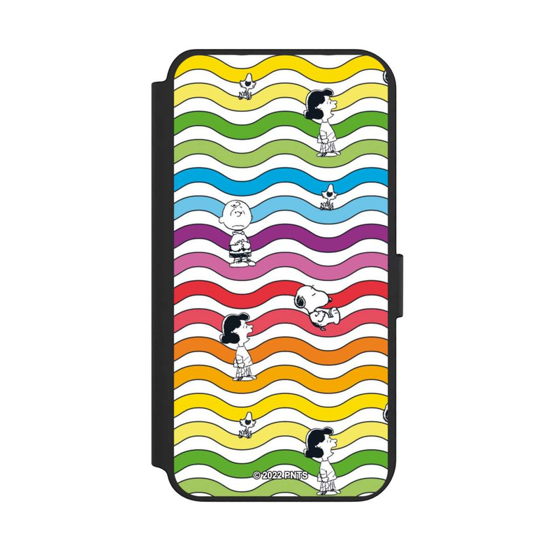 Galaxy S23 + NIVOflip Snoopy Pattern Arc-en-ciel