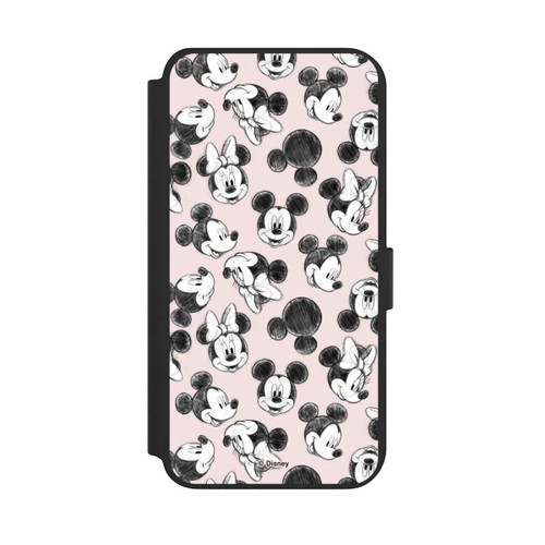 Samsung Galaxy S23+ NIVOflip Minnie &amp; Mickey Viele Gesichter Pink