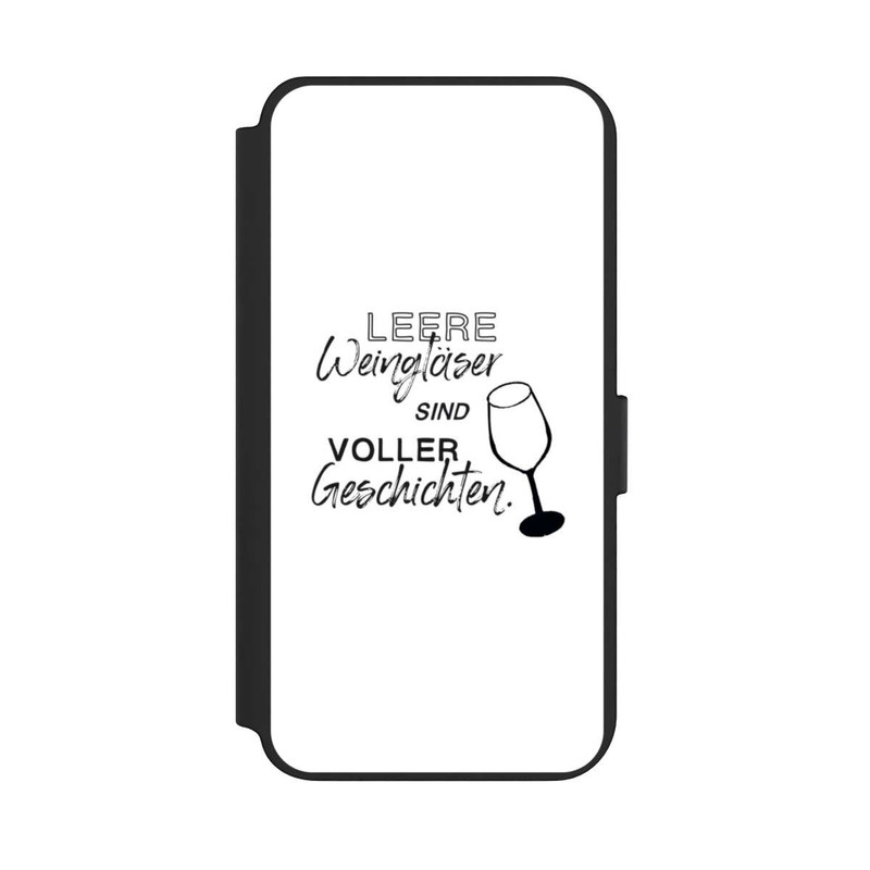 Galaxy S23 + NIVOflip Leere Weingläser