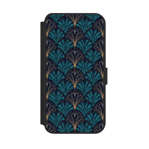Samsung Galaxy S23+ NIVOflip Art Deco Aquamarin Gold
