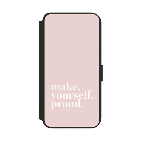 Samsung Galaxy S23+ NIVOflip Make Yourself Proud Zitat - Altrosa
