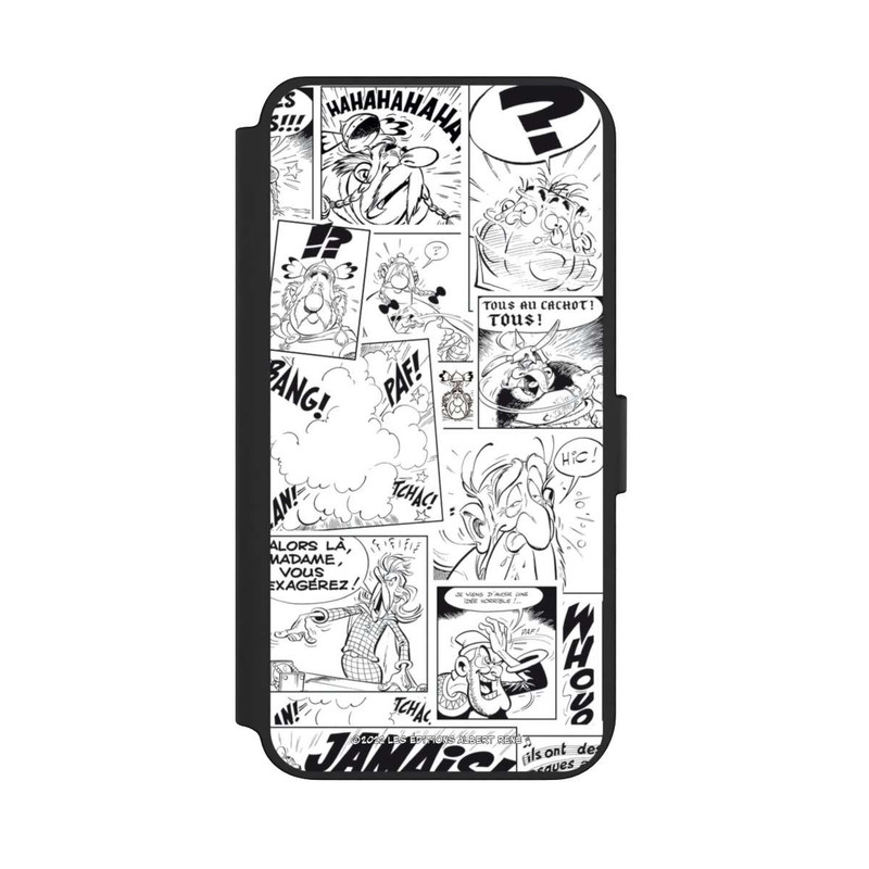 Galaxy S23 + NIVOflip Asterix Comic Schwarz und Weiß