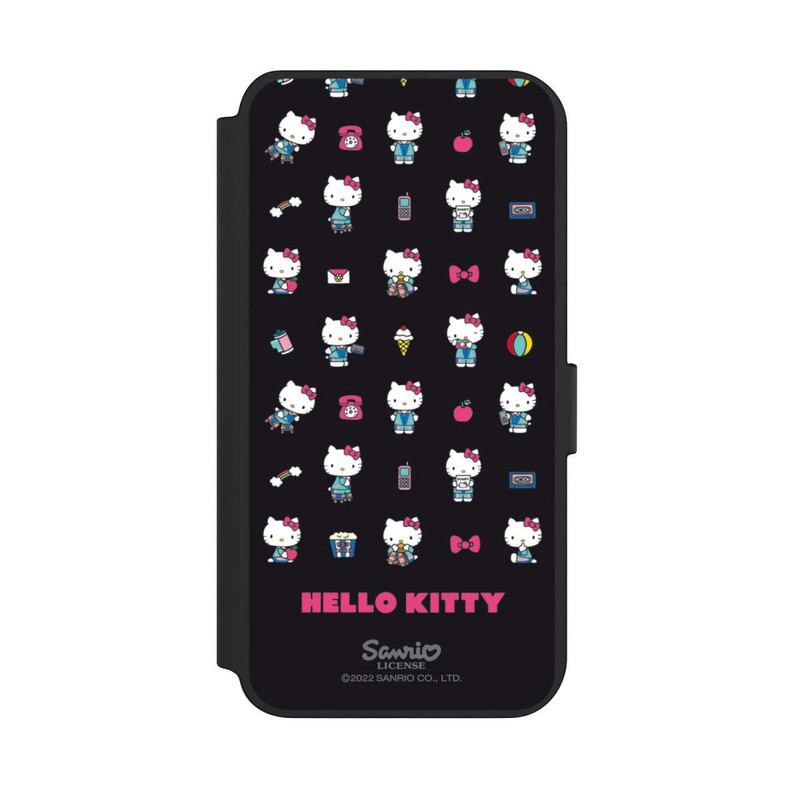 Galaxy S23 + NIVOflip Hello Kitty 90s Schwarz