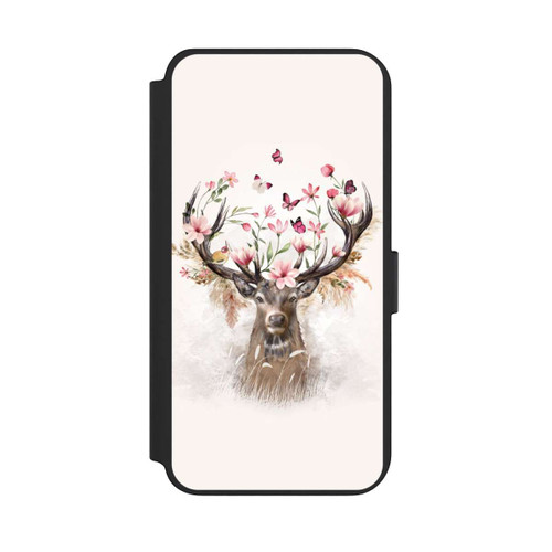 Samsung Galaxy S23+ NIVOflip Hirsch Blumen Geweih