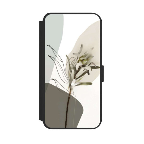 Samsung Galaxy S23+ NIVOflip Boho Line Art Olivgrün