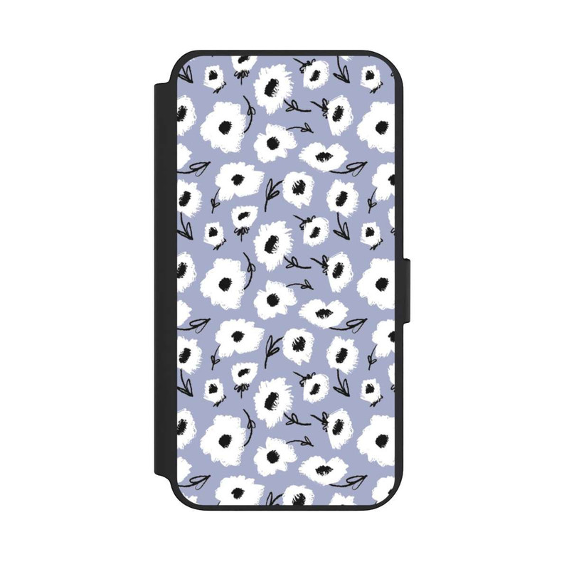 Galaxy S23 + NIVOflip Pattern Fleurs Lilas