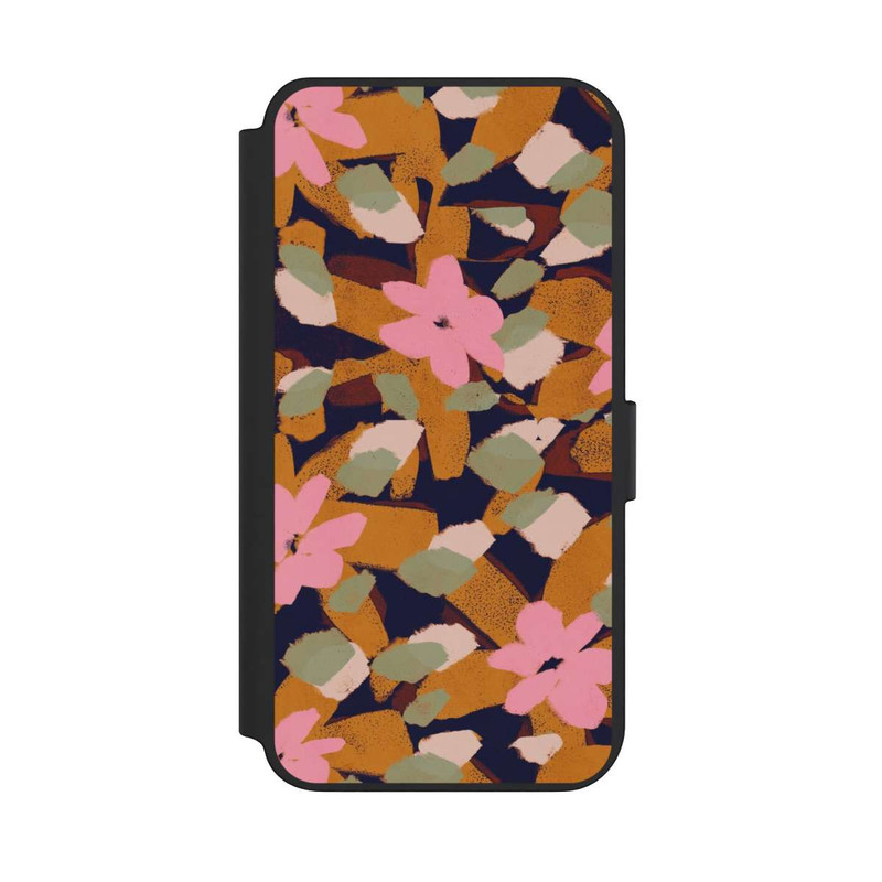 Galaxy S23 + NIVOflip Pattern Fleurs Roses