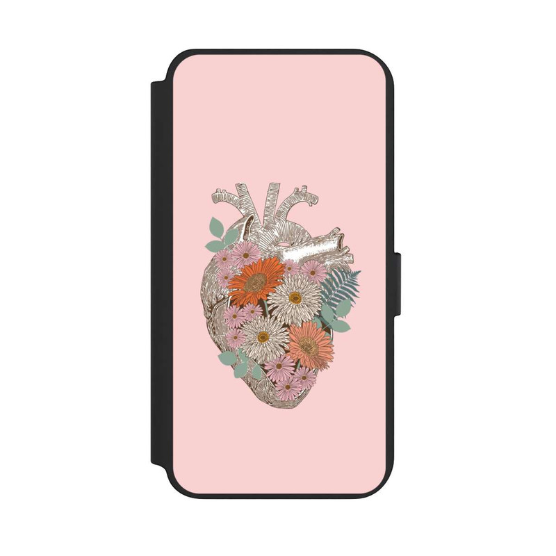 Galaxy S23 + NIVOflip Florales Vintage-Herz