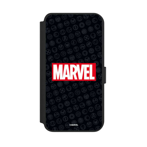Samsung Galaxy S23+ NIVOflip Marvel Logo Black Red 