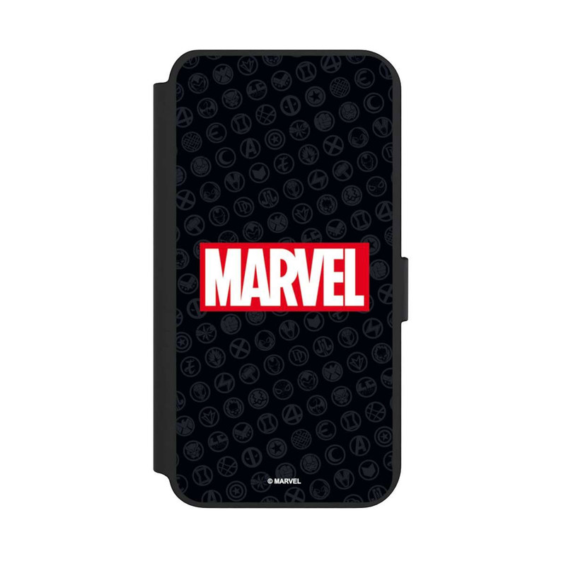Galaxy S23 + NIVOflip Marvel Logo Noir Rouge