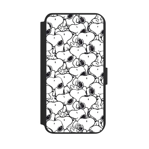 Samsung Galaxy S23+ NIVOflip Snoopy Muster Schwarz und Weiß