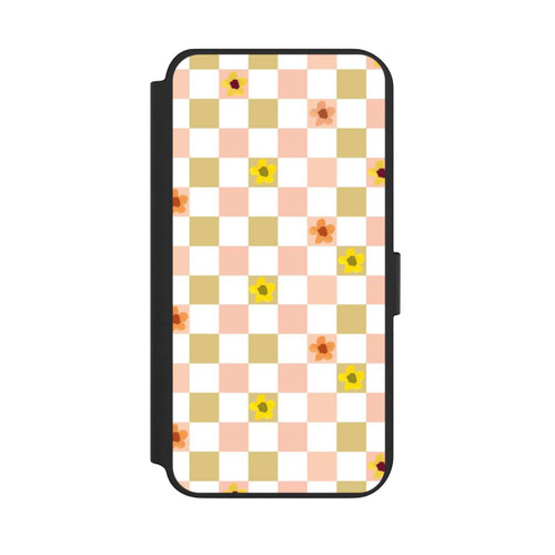 Samsung Galaxy S23+ NIVOflip Kariert nostalgische Pastellblumen