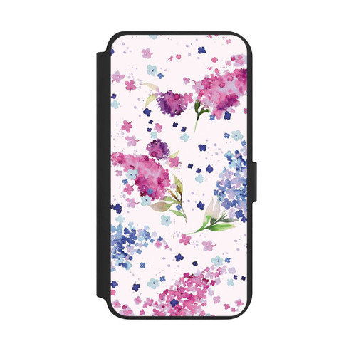 Samsung Galaxy S23+ NIVOflip Hortensien Lila und Rosa Blumen