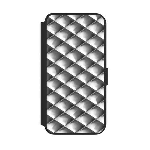 Samsung Galaxy S23+ NIVOflip Carrés argentés Glamour
