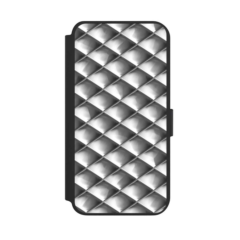 Galaxy S23 + NIVOflip Glamour Silver Squares