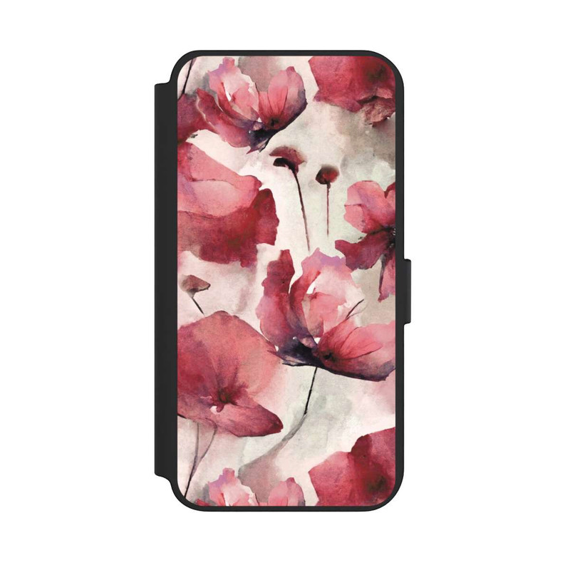 Galaxy S23 + NIVOflip Wilde Mohnblumen