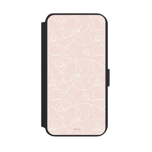 Samsung Galaxy S23+ NIVOflip Micky Line Art Pattern Rose 