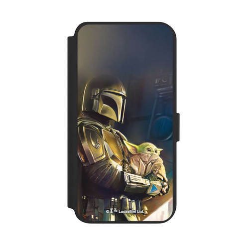 Samsung Galaxy S23+ NIVOflip Mandalorian and Grogu inside Ship