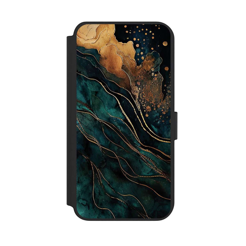 Galaxy S23 + NIVOflip Gold und Grün