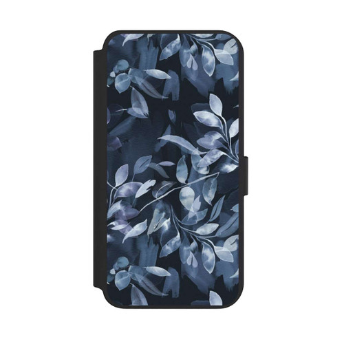 Samsung Galaxy S23+ NIVOflip Aquarelle Feuilles Mystiques Marine