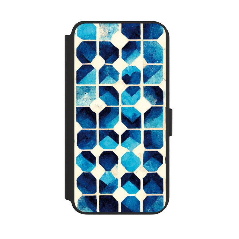 Galaxy S23 + NIVOflip Blue Pattern