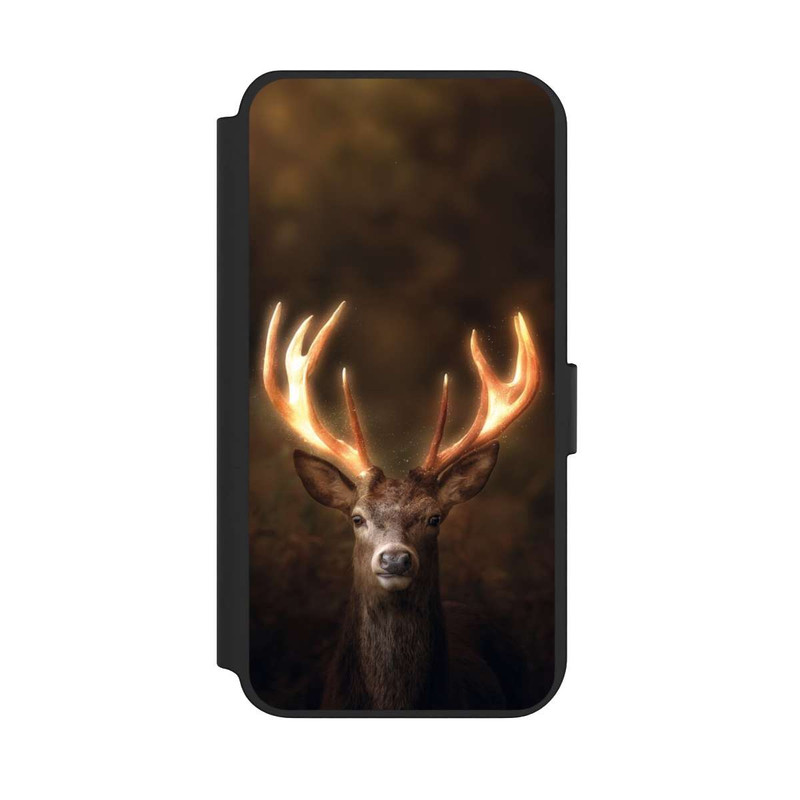 Galaxy S23 + NIVOflip Hirsch Goldenes Geweih