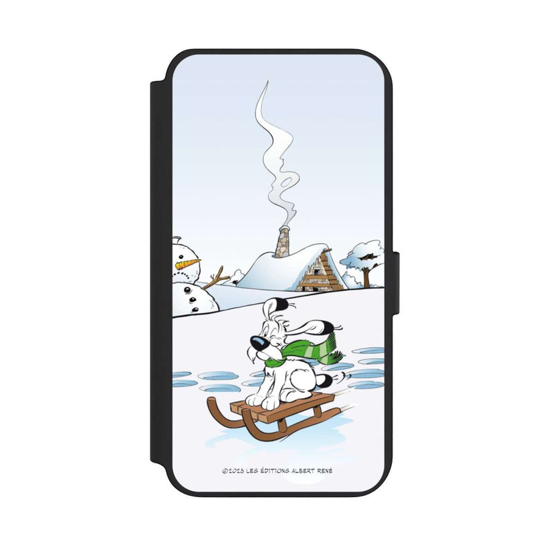 Galaxy S23 + NIVOflip Idefix fährt Schlitten