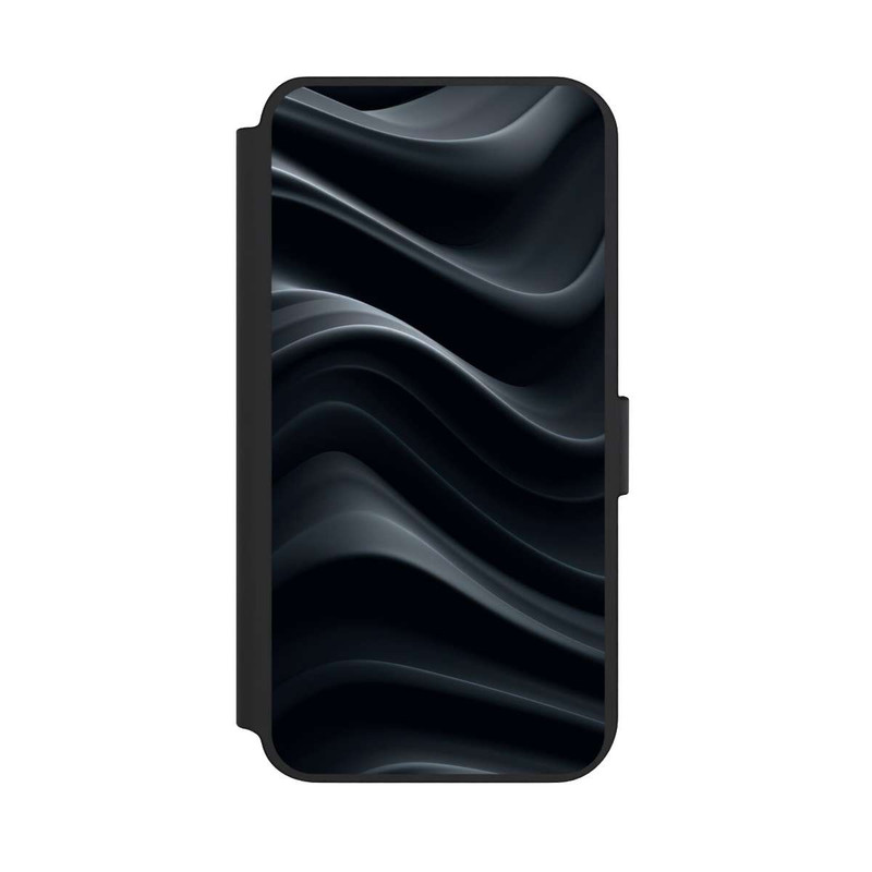 Galaxy S23 + NIVOflip Black Waves Texture