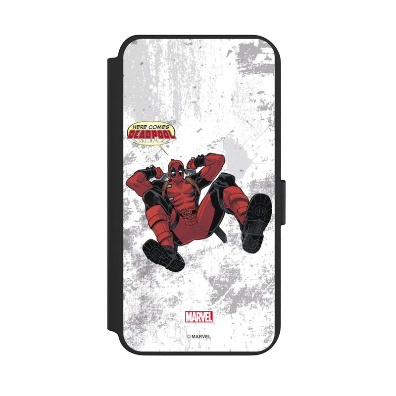 Galaxy S23 + NIVOflip Here Comes Deadpool
