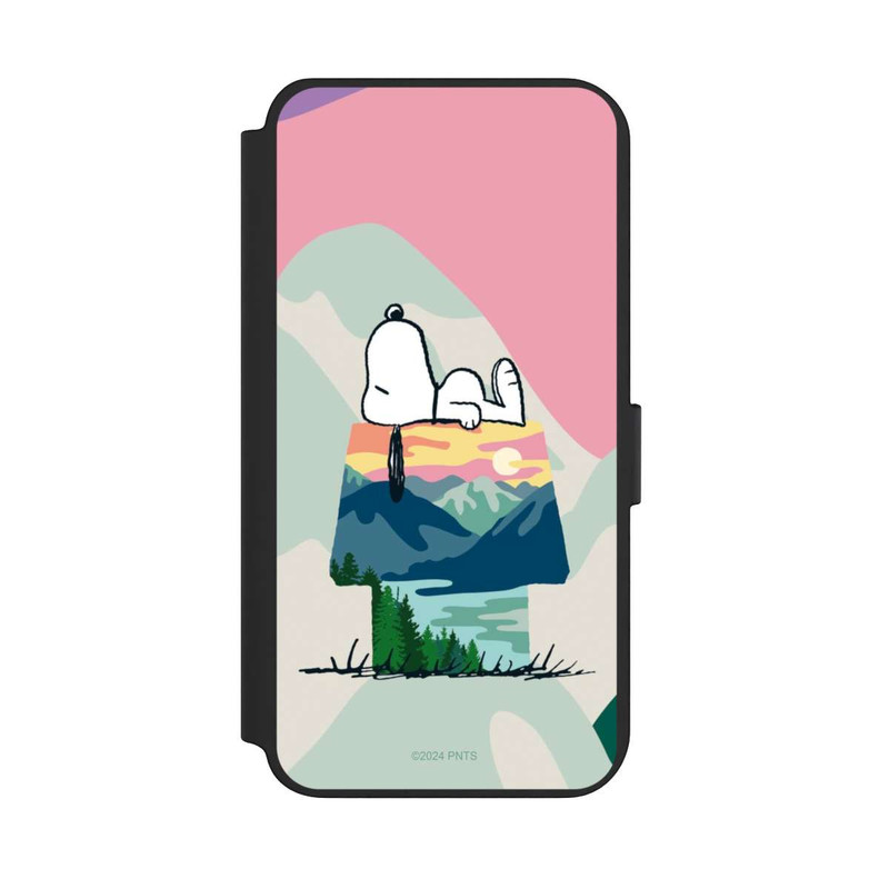 Galaxy S23 + NIVOflip Snoopy à l'extérieur