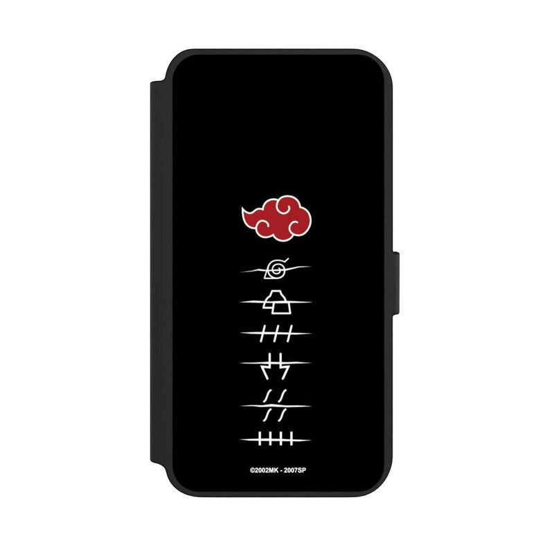 Galaxy S23 + NIVOflip Symboles des membres de l'Akatsuki noirs