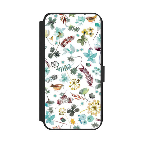 Samsung Galaxy S23+ NIVOflip Botanischer Schmetterling Natur Blau