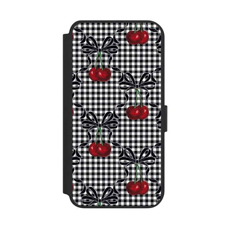 Galaxy S23 + NIVOflip Motif cerise noir
