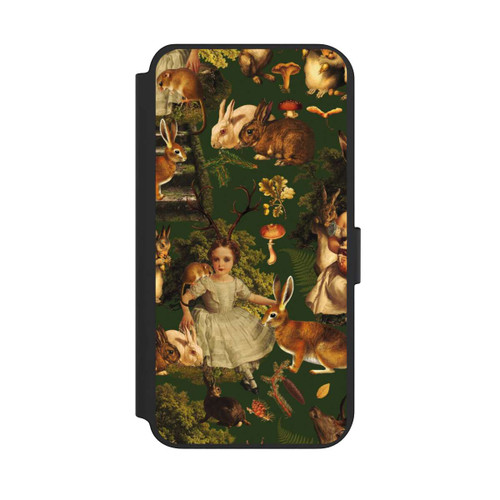 Samsung Galaxy S23+ NIVOflip Mädchen und Tiere im Wald