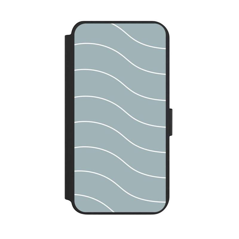 Galaxy S23 + NIVOflip Trendy Lines White Green