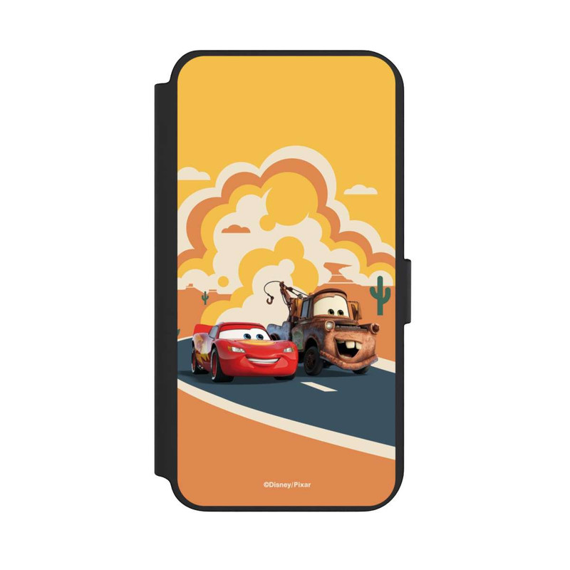 Galaxy S23 + NIVOflip Disney Cars Lightning McQueen Und Hook on the Road