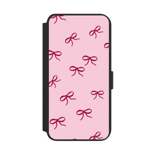 Samsung Galaxy S23+ NIVOflip Schleifen Muster Rot Pink