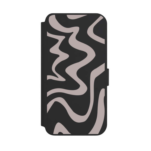 Samsung Galaxy S23+ NIVOflip Linien Wellig Transparent