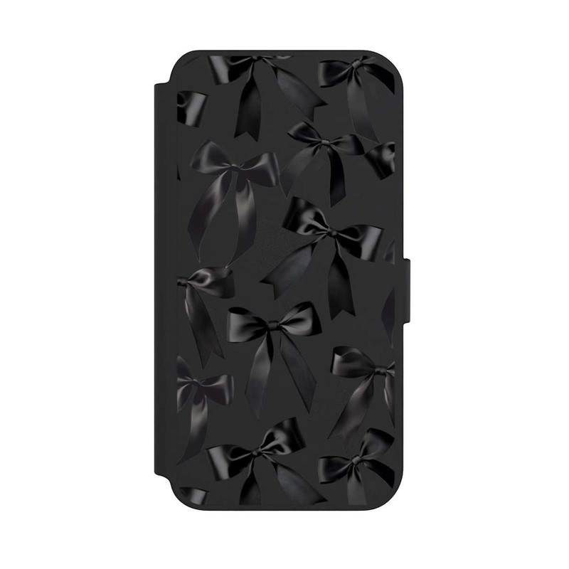 Galaxy S23 + NIVOflip Black Satin Bow