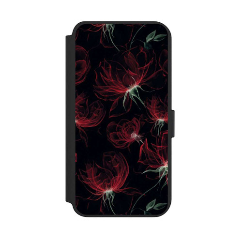 Samsung Galaxy S23+ NIVOflip Tapete mit roten Blumen