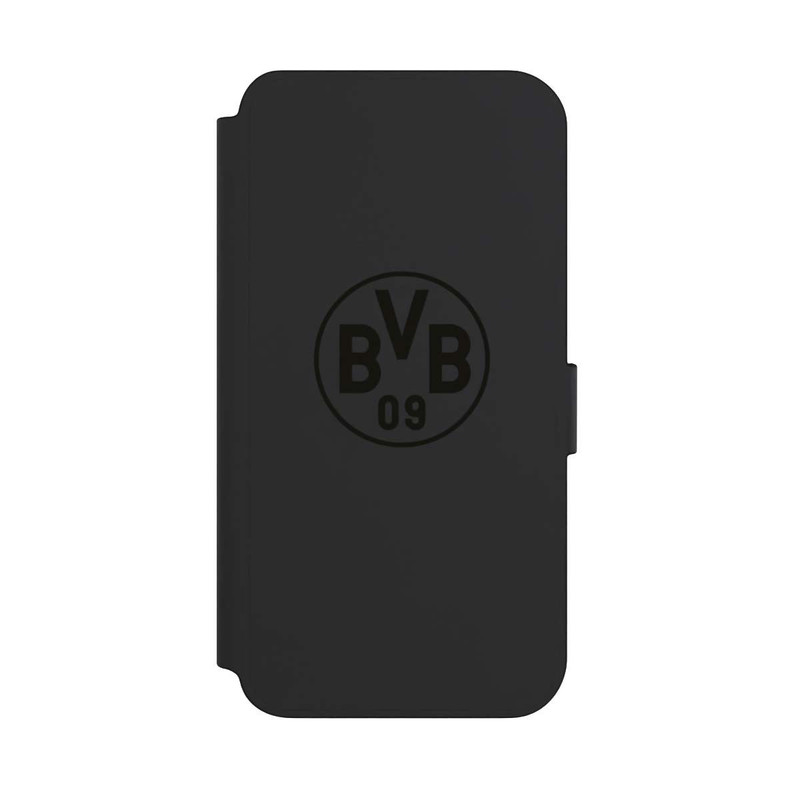 Galaxy S23 + NIVOflip BVB Logo Schwarz Transparent